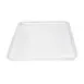Omcan USA 85260 Market Tray - Rectangular 26" x 9" x 1" White Fiberglass Bakery Display Tray 1 image