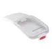 Rubbermaid FG9F7700CLR Bin Lid, 29" W x 12-1/10" D x 1-9/10" H, Fits #3600 Bin, Scoop, NSF Certified 1 image