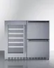 Summit ADRWC36 Wine Cellar Cabinet – 36" Wide, 34 Bottle Capacity, Stainless Steel, ADA Compliant 1 image