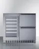 Summit SWCDAR36UC Wine Cellar Cabinet – 36" Wide, 34 Bottle Capacity, Dual Zone 1 image