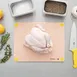 Epicurean 622-14110108 HACCP Cutting Board, 14.5" x 11.25" x 3/8", Natural, Yellow Poultry Feet 2 image