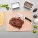 Epicurean 622-19150118 Cutting Board, 19.5" x 15" x 3/8", Natural/Tan Cooked Meat Feet, Composite 2 image