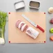 Epicurean 622-23190101 Rect Cutting Board 23" x 19" x 3/8" Natural Red Feet Paper Composite NSF 2 image