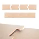 Epicurean 629-721201 Puzzle Board, 72" x 12" x 3/8" Composite, 4pcs, NSF, DishSafe 350°F, Knife Safe 1 image