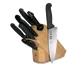 Victorinox 5.1193.8-X2 8-Piece Block Knife Set – 4"-6"-8"-8"-10"-10" Knives Shear SlantOak NSF - Set 1 image
