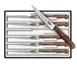 Victorinox 5.2030.12-X4 Steak Knife Set, 6‑Piece, 4" Stamped Wood Handle Blades - Set 1 image