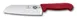 Victorinox 5.2521.17 Santoku Knife, 7" Blade, 1-1/2" Red Fibrox Pro Handle, Granton Edge, Stamped 1 image