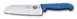 Victorinox 5.2522.17 Santoku Knife, 7" 1-1/2" Handle, Red Fibrox Handle, Granton Edge, Stamped 1 image