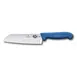 Victorinox 5.2522.17B - 7" Santoku Knife, Stamped Granton Blade, Blue Fibrox Plastic Handle 1 image