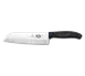 Victorinox 5.2523.17 Santoku Knife, 7" Blade, 1-1/2" Handle Width, Fibrox Handle, Granton, Stamped 1 image