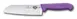 Victorinox 5.2525.17 Santoku Knife, 7" Purple Fibrox Handle, Granton Edge, Stamped 1 image