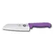Victorinox 5.2527.17B Santoku Knife, 7" Granton Blade, White Fibrox Handle, 7"-9" Blade,Plastic/Poly 1 image