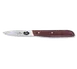 Victorinox 5.303 Paring Knife - Spear Point, 3.25" High‑Carbon Steel, Wood Handle, Wavy Edge, Sheath 1 image