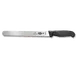 Victorinox 5.4233.25 Slicer Knife - 10" Blade 1-1/4" Black Fibrox Nylon Handle Serrated SlipRes NSF 1 image