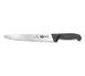 Victorinox 5.4503.25 Slicer Knife - 10" Semi-Flexible Pointed Blade, Black Fibrox Pro Handle, NSF 1 image
