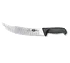 Victorinox 5.7323.25 Cimeter Knife – 10" Granton Blade, Black Fibrox Handle, NSF, Dishwasher Safe 1 image
