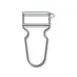 Victorinox 6.09 Vegetable Peeler, 5" Length, Stainless Steel Blade, Rex Silver 1 image