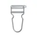 Victorinox 6.0914 Star Julienne Silver Vegetable Peeler, 5" Stainless Steel Blade, Handheld Design 1 image