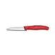 Victorinox 6.7401.C1 Paring Knife - 3" Sheep’s Foot Blade, Stamped, Stainless Steel, Red Poly Handle 1 image
