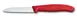 Victorinox 6.7401 Paring Knife - Sheep’s Foot, 3" Blade, Carbon Stainless Steel, Red Plastic Handle 1 image