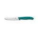 Victorinox 6.7834.C1 Utility Knife – 4.5" Serrated Blade Green Plastic Handle Stainless Steel 3"‑4" 1 image