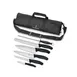 Victorinox 7.4012.7-X1 Swiss Classic 7-Piece BBQ Knife Set, Black Steel Blades, Roll Bag - 1/Bag 1 image