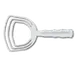 Victorinox 7.6259.20 Bone Dust Scraper, Square with White Polypropylene Handle, Kitchen Hand Tool 1 image