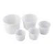 TableCraft 240004 Soufflé Bowl, 3 oz., 2-3/8" dia. 1-7/8" tall, White Melamine, Dishwasher Safe, Round 2 image