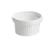 TableCraft CW1610X Souffle Bowl, 10 oz, 4-1/2" Dia, 2" Orange Duracoat Cast Aluminum, NSF 1 image