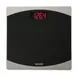 Taylor Precision 75624072 Bathroom Scale – 400 lb, Black Glass Platform, Reversed Red LCD Digits 1 image