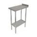 Serv-Ware FTG-3024-4 24" Open Base Work Table, Galvanized Base / 1-1/2" Backsplash - Upturn 1 image