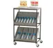 Cal-Mil 23166-83 Merchandising Cart, 3-Tier, 28"W x 20"D x 40"H, Ashwood 1 image