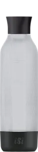 iSi North America 10961701 Twist’n Sparkle Virtuoso Bottle, 1 L Onyx PET Refillable, BPA‑Free Sleeve 1 image