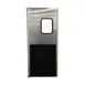 World Manufacturing TUFF LITE 36” X 80-84” Single Panel Stainless Steel Kitchen & Restaurant Traffic Door 2 image