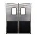 World Manufacturing TUFF LITE 48” X 80-84” Double Panel Stainless Steel Commercial Kitchen & Restaurant Traffic Door 2 image