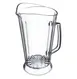 Carlisle 558307 Crystalite Pitcher, 48 oz Polycarbonate, Thumb‑Hold, NSF, Made in USA 1 image