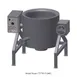 Therma-Tek TT-TTFJ-T-G30G 30 Gallon Floor Tilting 2/3 Steam Jacketed Gas Kettle, 131.400 BTU 1 image