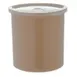 Carlisle 030106 Salad Crock, 1.2 Qt Beige SAN, 5" Diameter, Lid, 0°F‑180°F Range 1 image