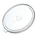 Carlisle 031130 Salad Crock Lid, 5-1/8" 0.6 & 1.2 Qt, Clear Round Snap‑On Polypropylene 1 image