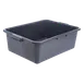 Carlisle N4401123 Comfort Curve Gray Polyethylene 20x15x7 Bus Box 1 image