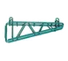 Serv-Ware GRDWMB24-CWP 24" Green Epoxy Double Wall Shelf Bracket 1 image