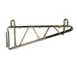 Serv-Ware SLDWMB18-CWP 18" Silver Epoxy Double Wall Shelf Bracket 1 image
