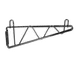 Serv-Ware SLWB24-CWP 24" Silver Epoxy Wall Bracket for Wire Shelving, Sold per Pair 1 image
