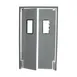 World Manufacturing PRO TUFF 60” X 80-84” Double Panel Kitchen & Restaurant Traffic Door 2 image