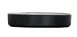 Cal-Mil 22017-8-13103 8" Round Reusable Melamine Plate, Matte Black & Ivory Two‑Tone 1 image