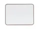 Cal-Mil 22025-13-89 Plastic Serving Platter, 13" x 9.5" x 1" Rectangular Melamine Ivory Stoneware 1 image