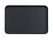 Cal-Mil 22025-96-13 Hudson Tray – 9" x 6" x 1" Matte Black Melamine Serving Platter 1 image