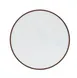 Cal-Mil 22026-10-89 10" Ivory Stoneware Low-Rim Melamine Reusable Plate 1 image