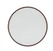 Cal-Mil 22026-8-89 - 8" dia Round Low Rim Melamine Plate, Ivory Stoneware 1 image