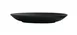 Cal-Mil 22390-11-13 Classic Coupe Plate, 11" Matte Black Melamine Round Reusable Dinnerware 2 image